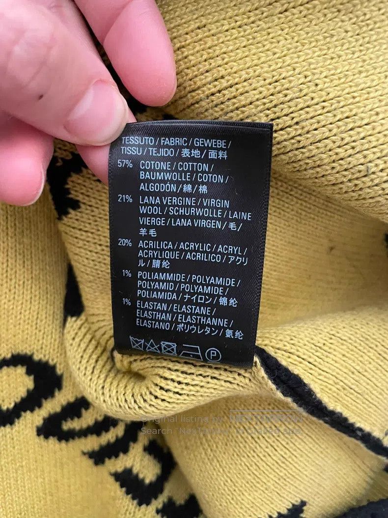 Balenciaga Balenciaga Logo Round Neck Sweater Size US S / EU 44-46 / 1 - 4 Thumbnail