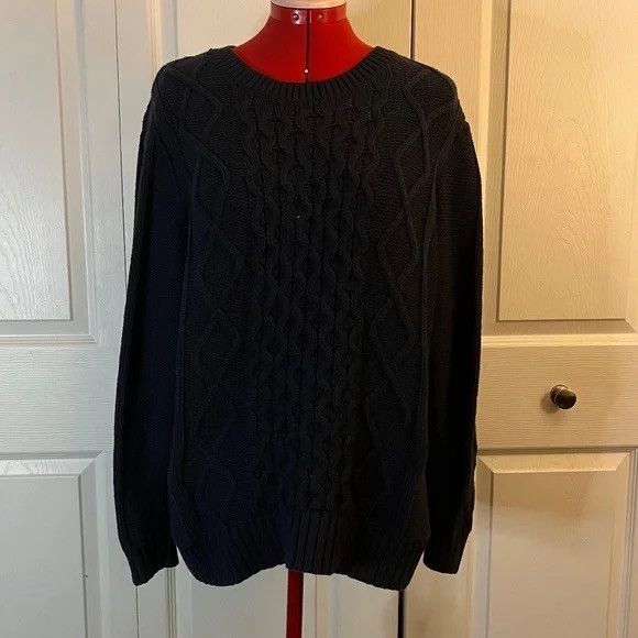Gap Gap Chunky Cable Knit Sweater Navy XXL Size XXL / US 16-18 / IT 52-54 - 1 Thumbnail