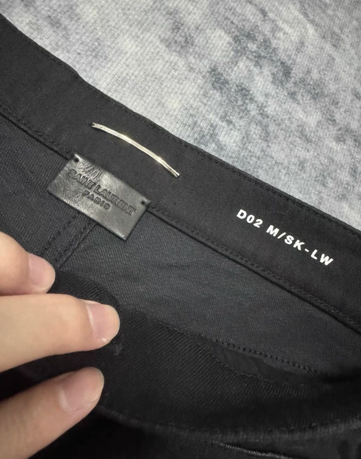 Saint Laurent Paris Saint Laurent (SLP) 18FW Runway Stretch Basic Denim Jeans Size US 30 / EU 46 - 5 Thumbnail