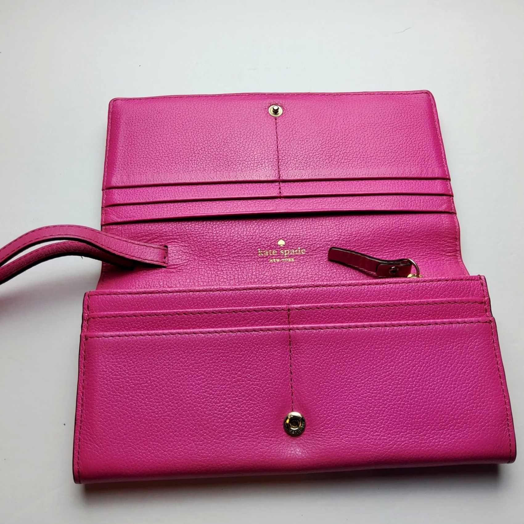 Vintage Kate Spade Villabella Ave Mara Wristlet Wallet Pink Large Womens Size ONE SIZE - 6 Thumbnail