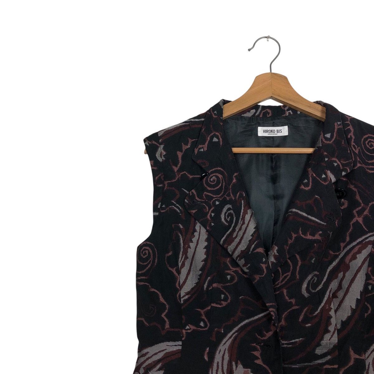 Hiroko Koshino Homme 📌Vintage Vest Jacket Batik Design Hiroko Bis Issey Miyake Size US M / EU 48-50 / 2 - 8 Thumbnail