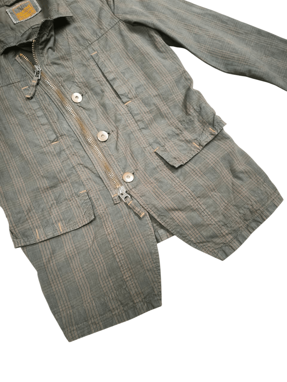 Marithe + Francois Girbaud Tartan Jacket Marithe Francouis Girbaud Size M / US 6-8 / IT 42-44 - 5 Thumbnail