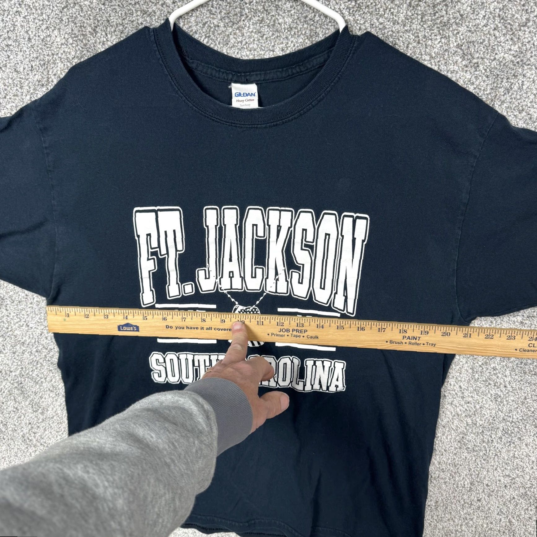Gildan Gildan Tshirt Men L Black Ft Jackson South Carolina Military Base Army Heritage Patriotic USA Size US L / EU 52-54 / 3 - 4 Thumbnail