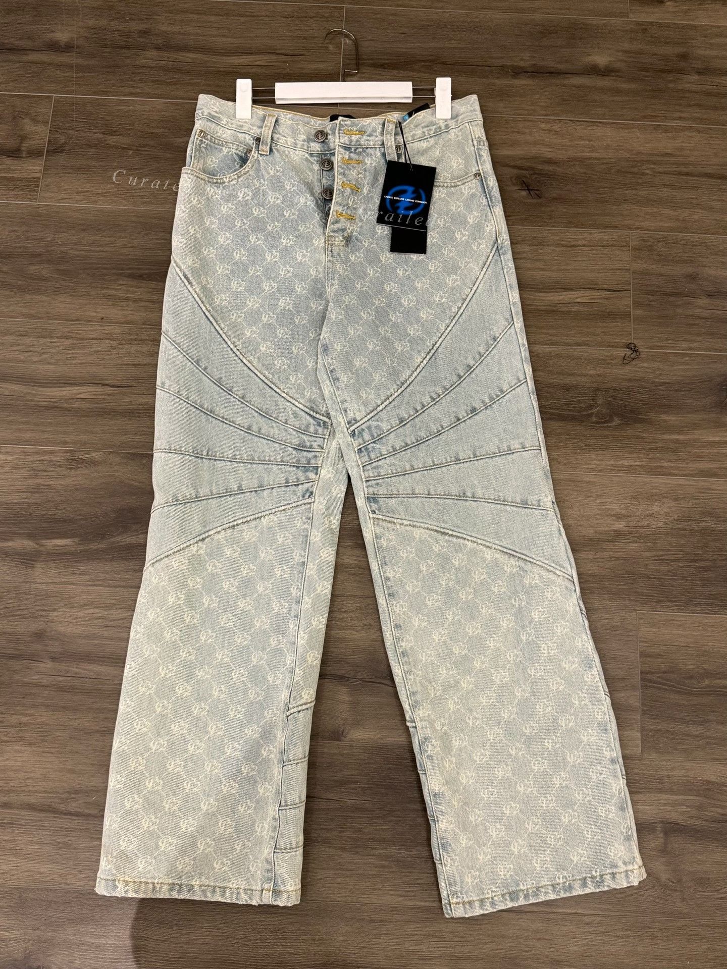 Vintage CEEC Blue Knight Jeans Size US 28 / EU 44 - 1 Thumbnail