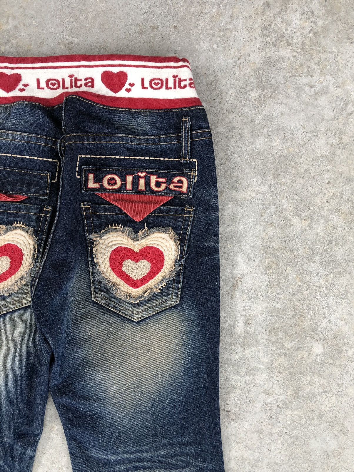 Japanese Brand Yoshitomo Nara Lolita Love Distressed Jeans Size US 32 / EU 48 - 9 Thumbnail