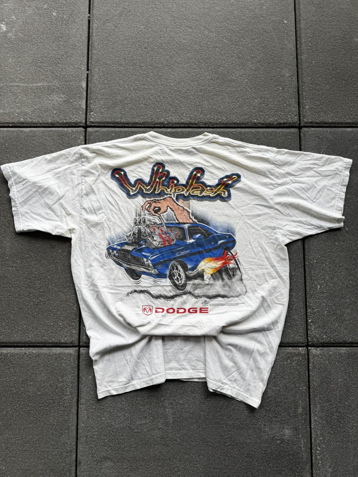 Vintage Vintage "Whiplash" Tee Size US XL / EU 56 / 4 - 1 Thumbnail