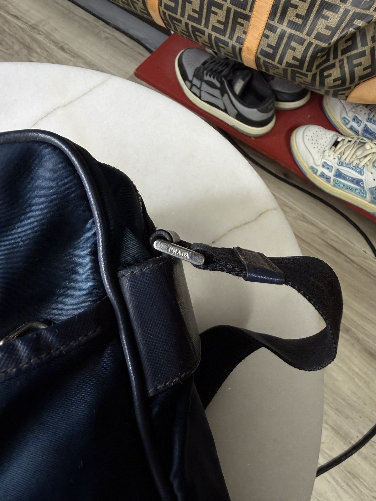 Prada Prada Messenger Nylon Bag Prada Logo Crossbody Bag Preowned Size ONE SIZE - 18 Thumbnail