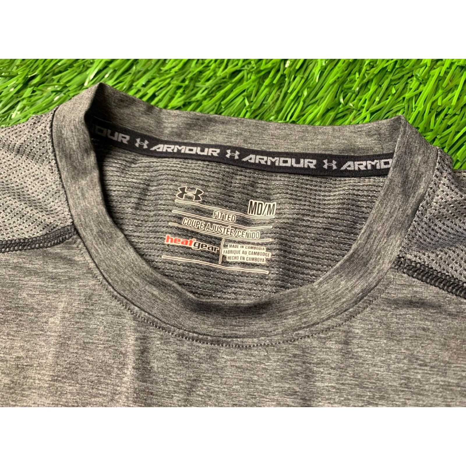 Under Armour UNDER ARMOUR Shirt M Gray 2017 HeatGear Compression Jersey Men HS Crossfit Size US M / EU 48-50 / 2 - 4 Thumbnail