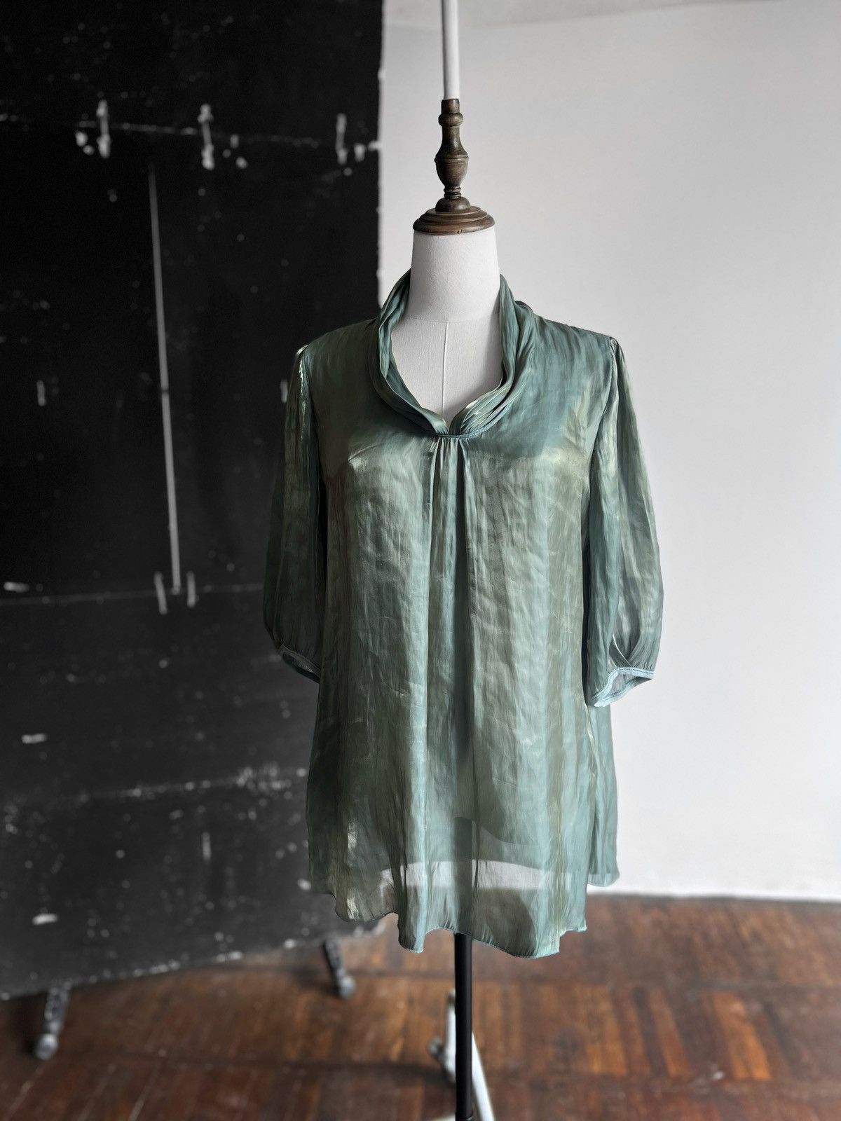 Designer Beate Heymann Street Couture Womens Premium Silk Blouse Size M / US 6-8 / IT 42-44 - 1 Thumbnail