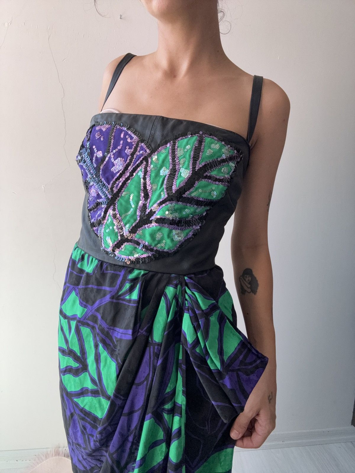 Vintage 90’s vakko dress Size XL / US 12-14 / IT 48-50 - 3 Thumbnail