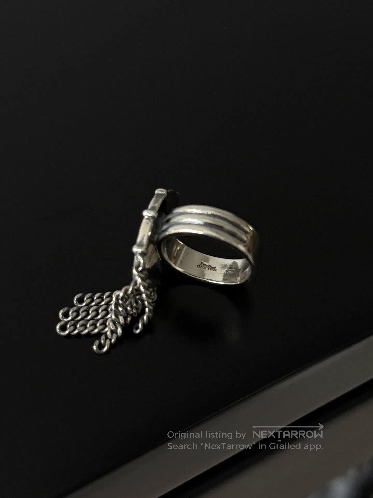 Jean Paul Gaultier Jean Paul Gaultier Amber Pendant Ring. Size ONE SIZE - 6 Thumbnail