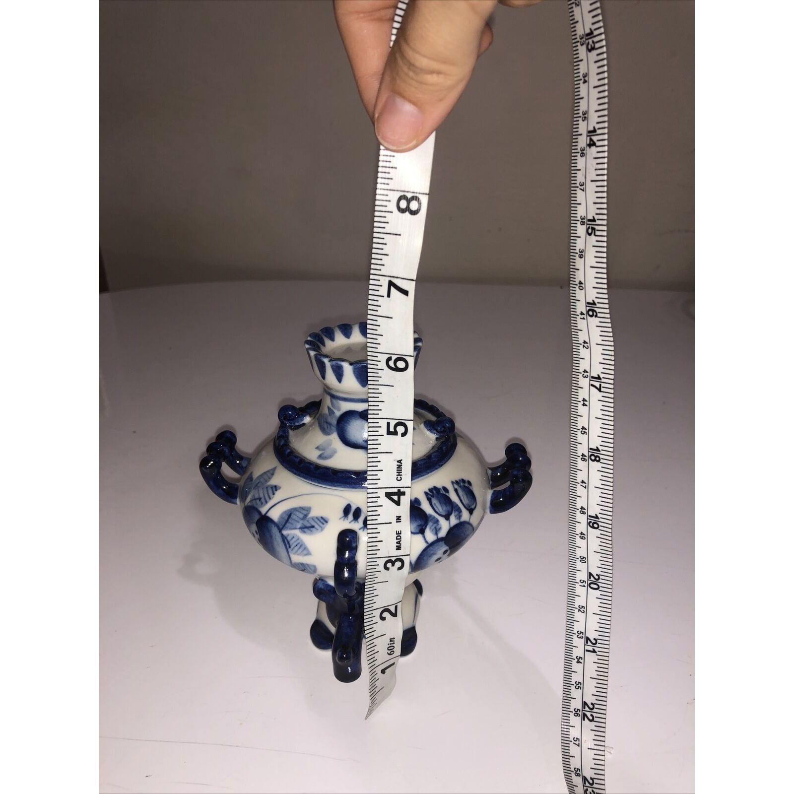 Other GZEL FROM RUSSIA HANDMADE BLUE&WHITE RUSSIAN SAMOVAR Size ONE SIZE - 6 Thumbnail