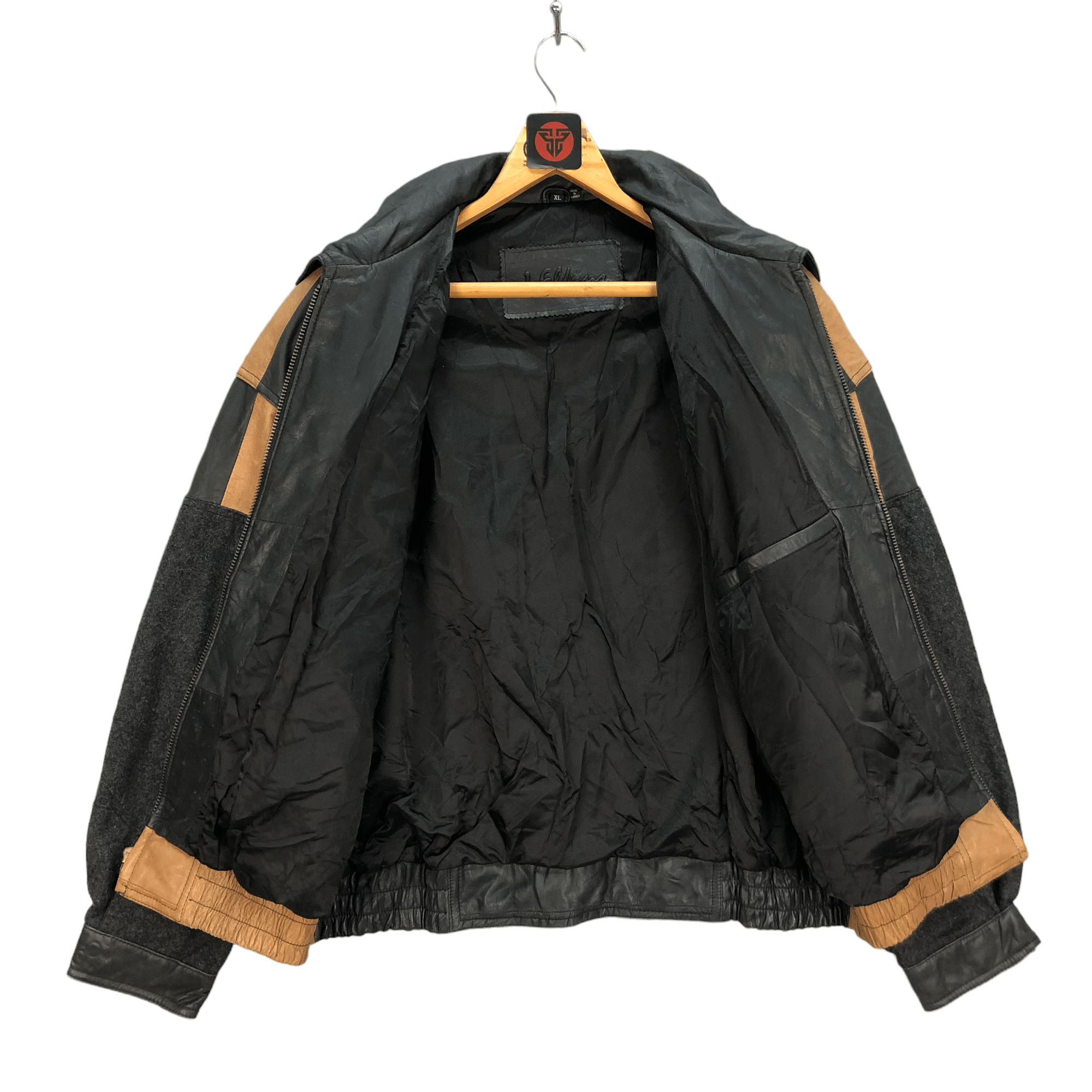 Japanese Brand J ELKINS BY ALAMO UOMO UCLA BRUINS WOOL LEATHER JACKET #6343 Size US XL / EU 56 / 4 - 12 Thumbnail