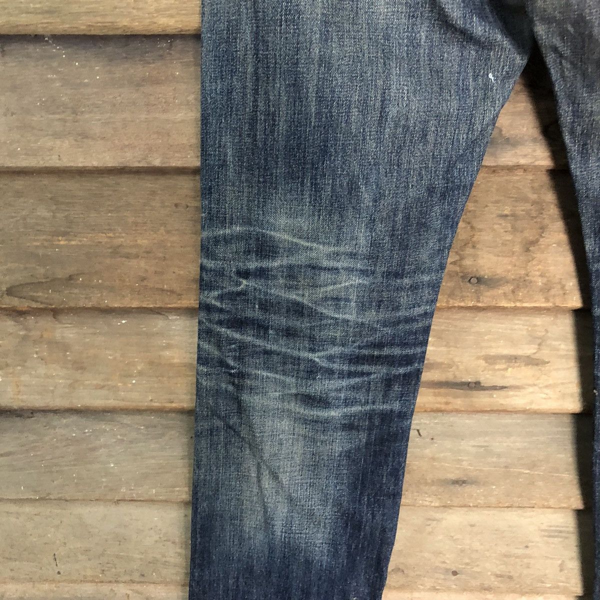 Uniqlo Uniqlo UJ faded Blue ripped distressed Denim Pants #7307 Size US 30 / EU 46 - 18 Thumbnail