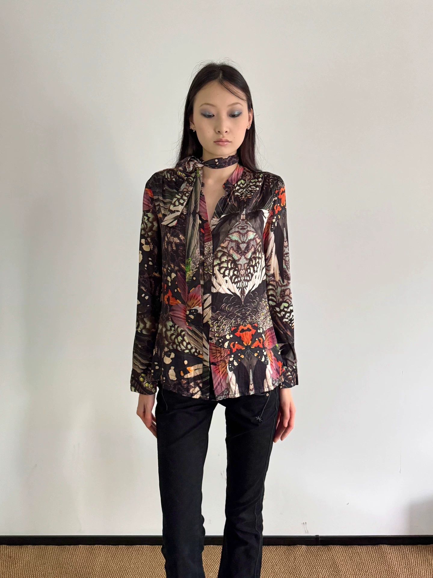 Other British Brand Vintage Printed Shirt UK8 Size S / US 4 / IT 40 - 1 Thumbnail