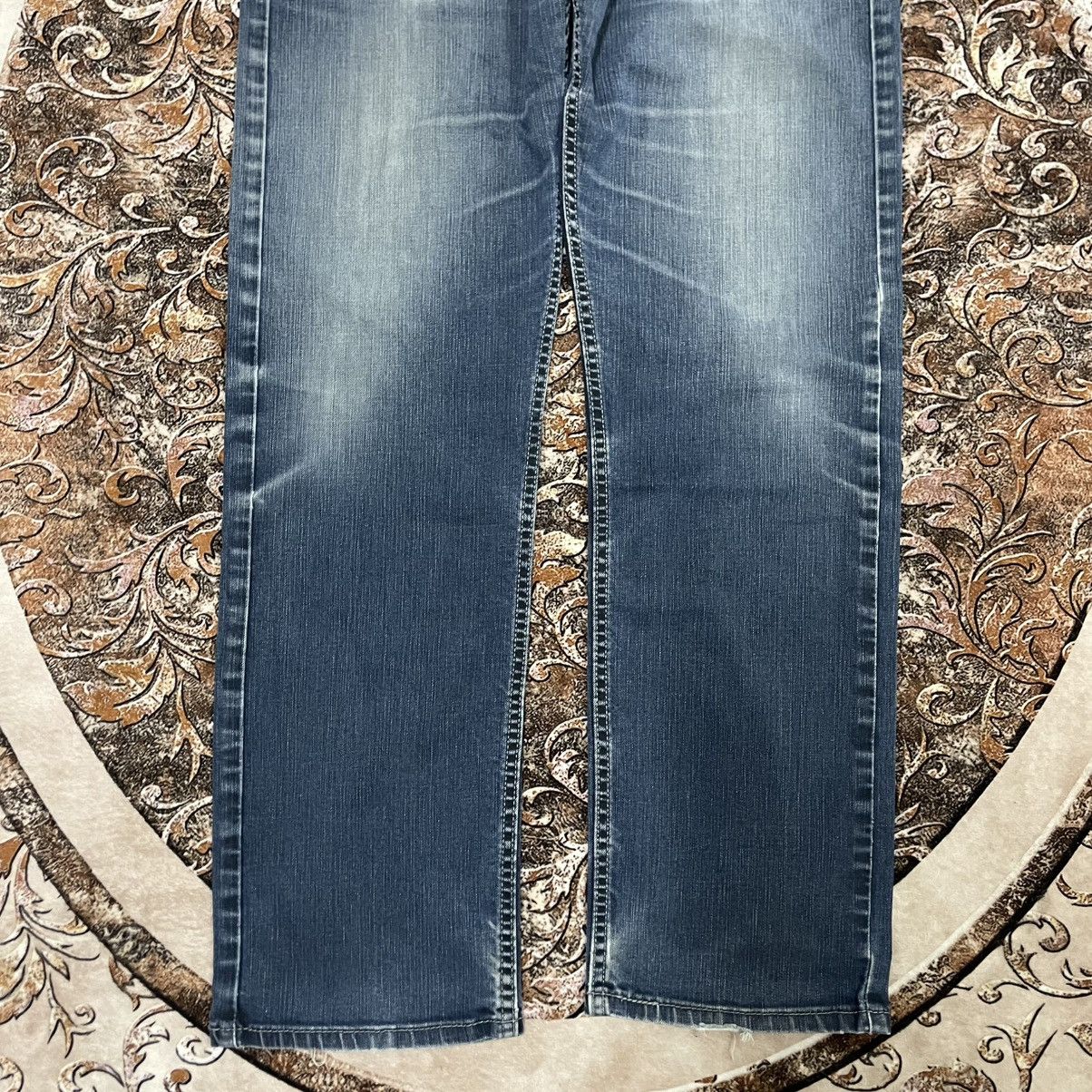 Levi's Vintage Clothing 🔥Vintage Levis 504 Stoned Washed Ripped Distress Denim Jeans Size US 34 / EU 50 - 3 Thumbnail
