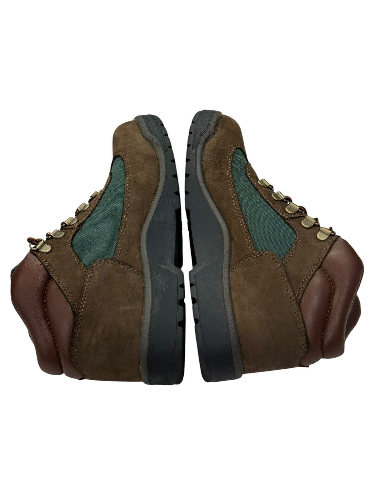 Timberland [TB016937] TIMBERLAND FIELD BOOT DARK BROWN GREEN NUBUCK Size US 5.5 / EU 38 - 5 Thumbnail