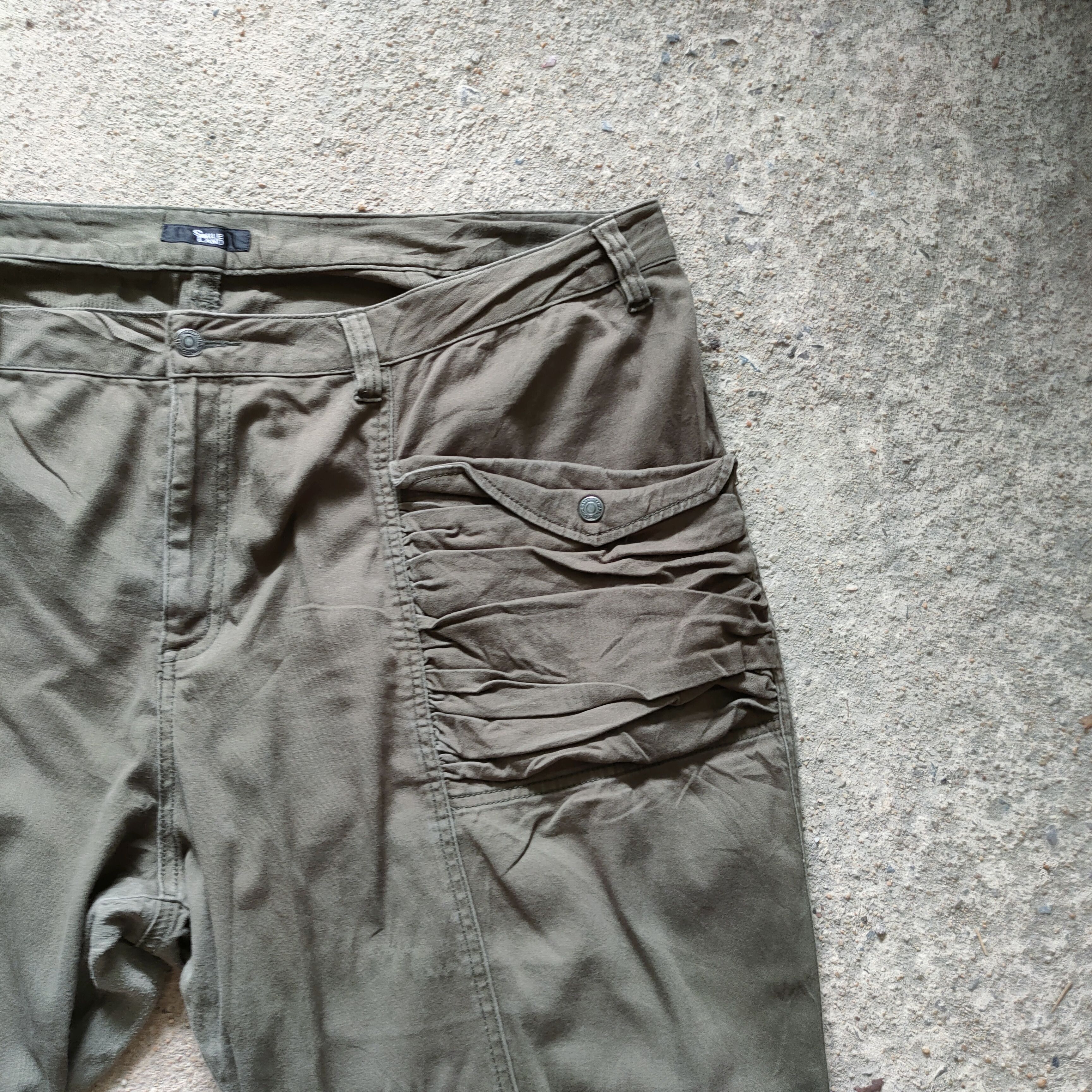 Japanese Brand × Vintage SIZE 46!! VINTAGE SMILE LAND CARGO PANTS Size US 44 / EU 60 - 5 Thumbnail