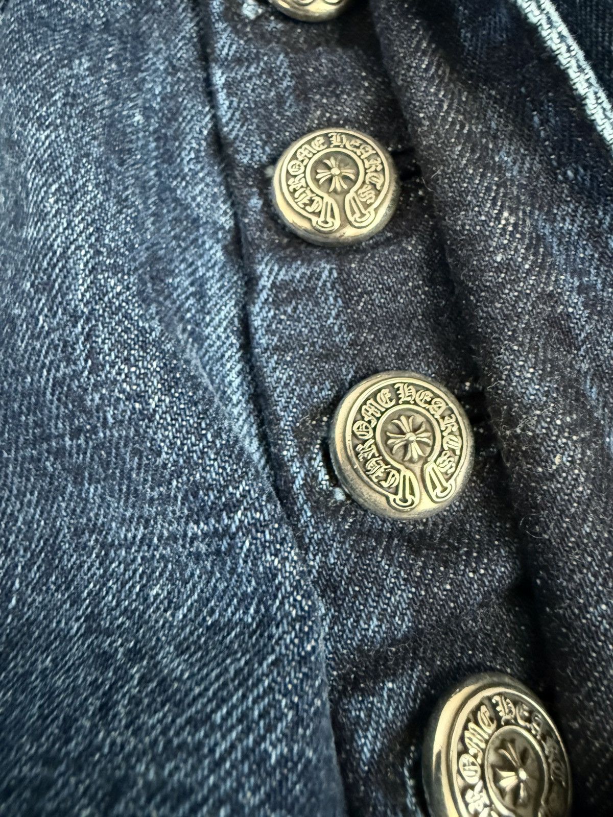 Chrome Hearts TURBO CARPENTER BAGGY DENIM Size US 30 / EU 46 - 3 Thumbnail