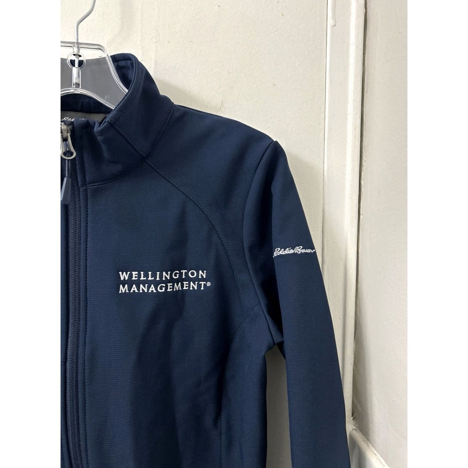 Eddie Bauer Eddie Bauer Jacket Womens Small Blue Softshell Full Zip Wellington Fleece Lined Embroidered Logo Jacket Shirt Coat? Size S / US 4 / IT 40 - 4 Thumbnail