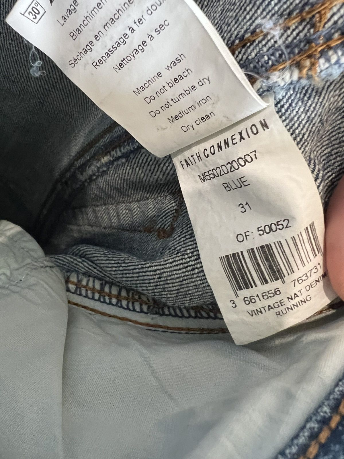 Faith Connexion Faith connexion running denim Size US 31 - 7 Thumbnail