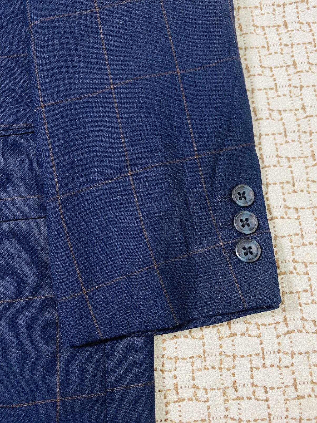 Vintage Rare Vintage 90s Nina Ricci Checkered Blazer Size US S / EU 44-46 / 1 - 8 Thumbnail