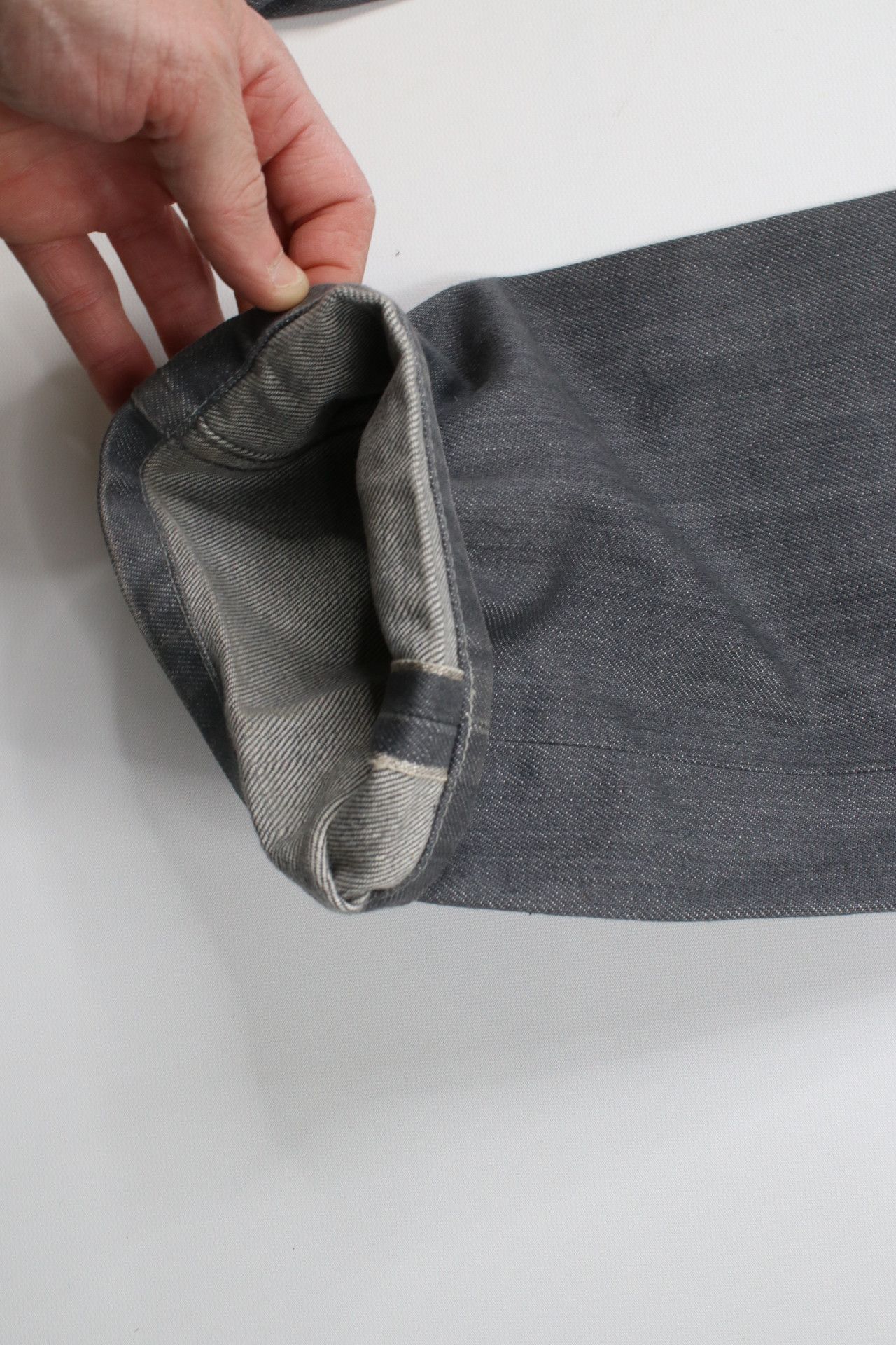 Naked & Famous × Vintage Naked & Famous Fly Weird Guy Selvedge Denim Jeans Gray Size ONE SIZE - 5 Thumbnail