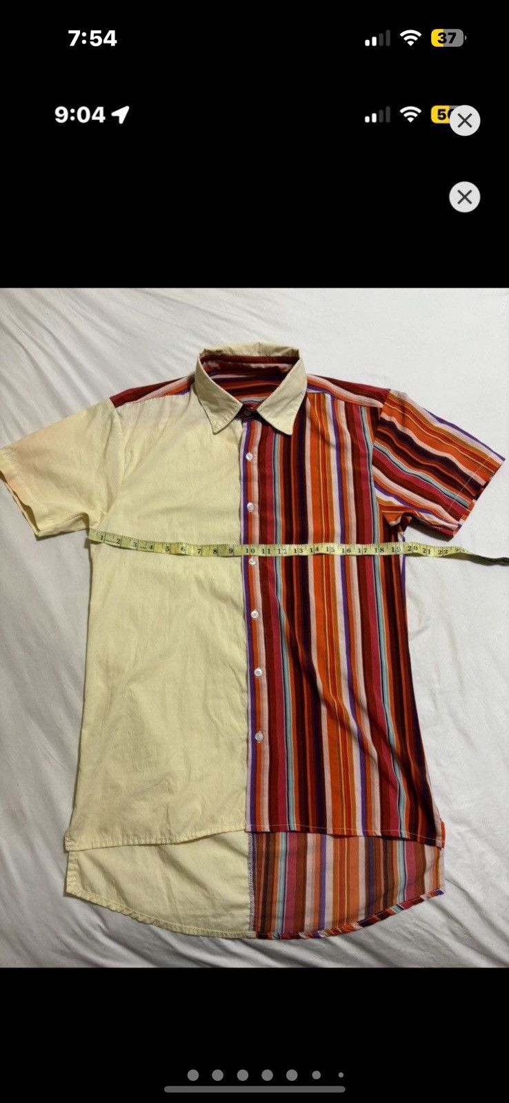 Vintage ***FINAL DROP***RARE 90s COLOUR BLOCK BUTTON UP S-M Size US M / EU 48-50 / 2 - 15 Thumbnail