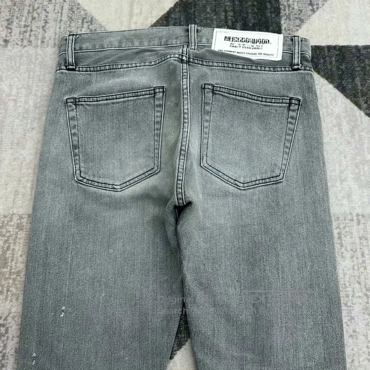 Neighborhood NEIGHBORHOOD 19SS Ripped Washed Jeans. Size US 31 - 4 Thumbnail
