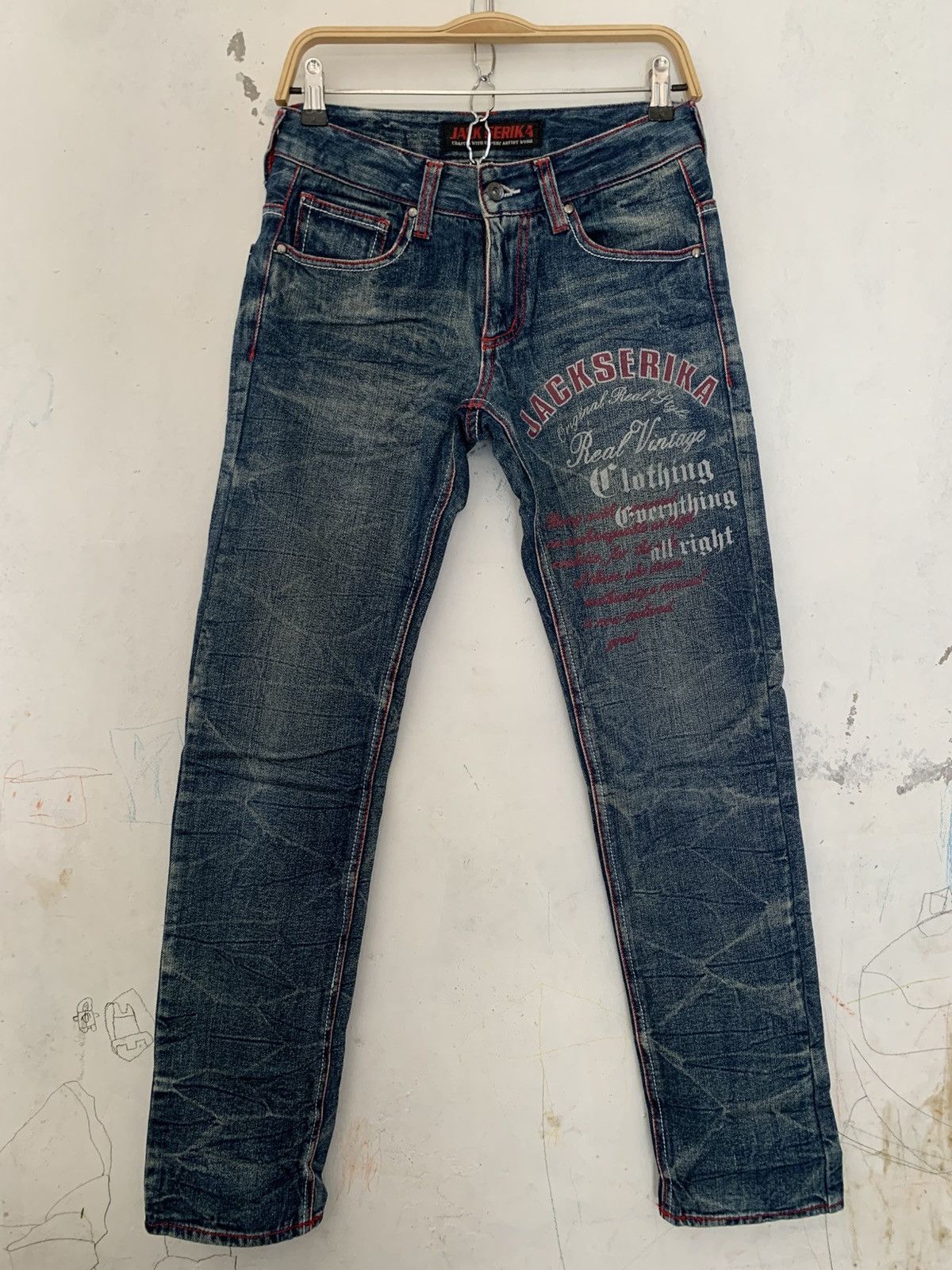 Japanese Brand Jack serika poem denim pants Size US 30 / EU 46 - 1 Thumbnail