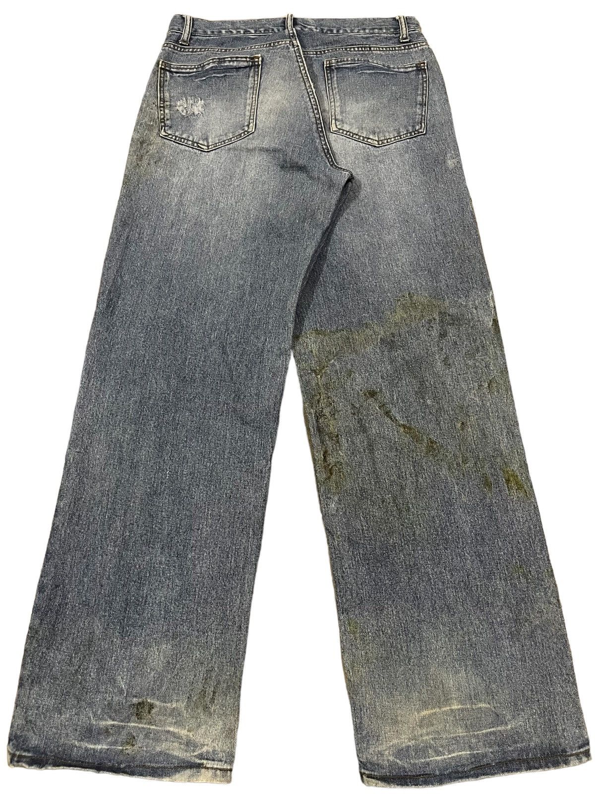 Japanese Brand Vintage Japanese Brand Graffiti Distressed Baggy Style Jeans Size US 32 / EU 48 - 2 Thumbnail