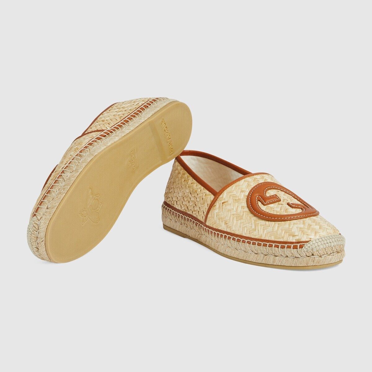 Gucci o1s1wg111025 Interlocking G Espadrilles Loafer Shoes Size US 8 / EU 41 - 6 Thumbnail
