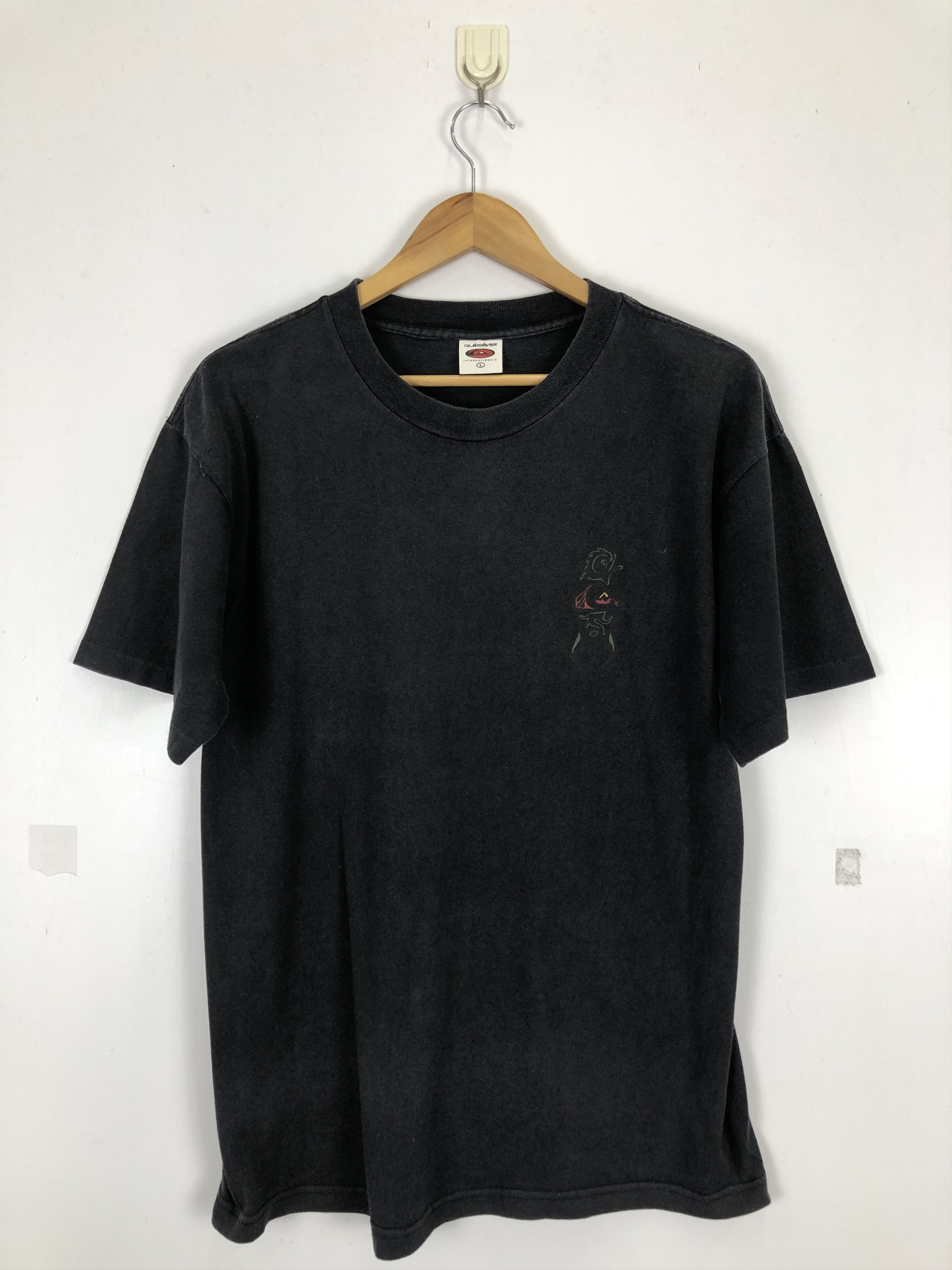 Quiksilver × Vintage Vintage 90s Quiksilver Surfing Short Sleeve T-shirt TA0490 Size US L / EU 52-54 / 3 - 3 Thumbnail