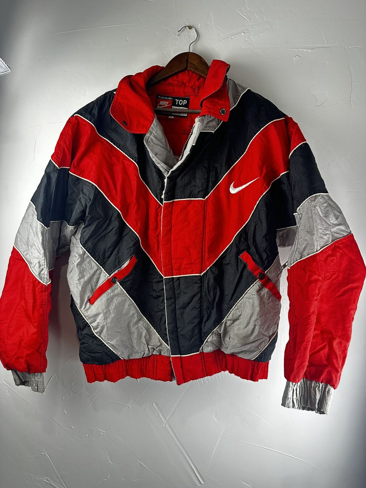 Nike 90s Nike Retro Bootleg Swoosh Jacket Size US L / EU 52-54 / 3 - 1 Thumbnail