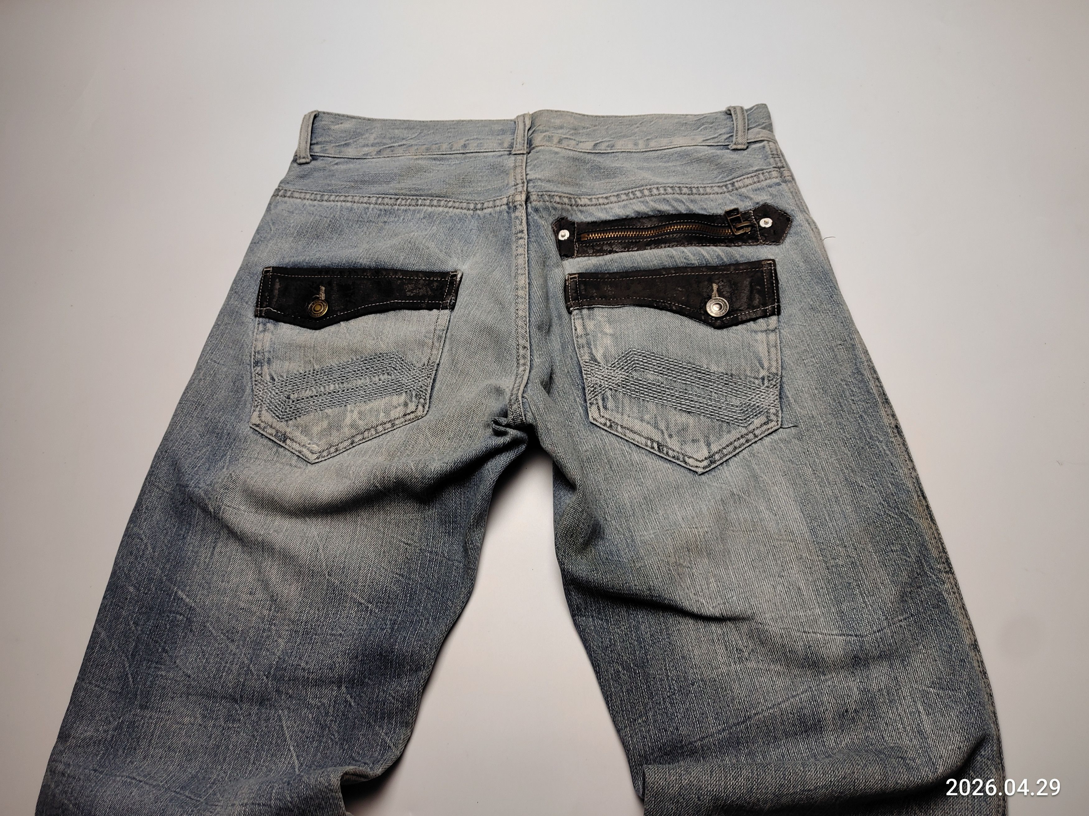 Japanese Brand Vintage Japanese Root Three denim pants Size US 30 / EU 46 - 10 Thumbnail