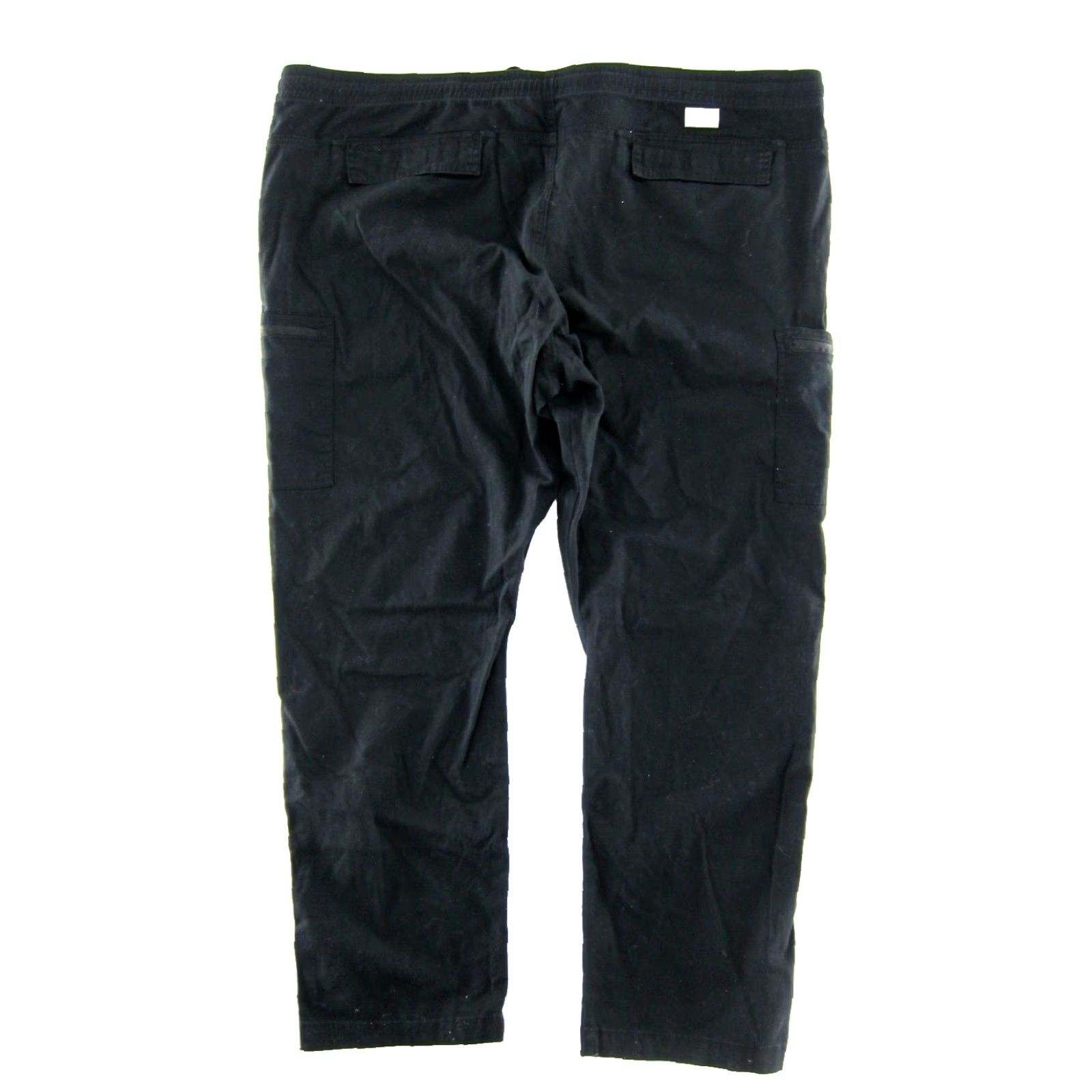 Wrangler NWT Wrangler Black Cotton Stretch Athletic Fit Pocket Cargo Pants Men XXL Size US 30 / EU 46 - 2 Thumbnail