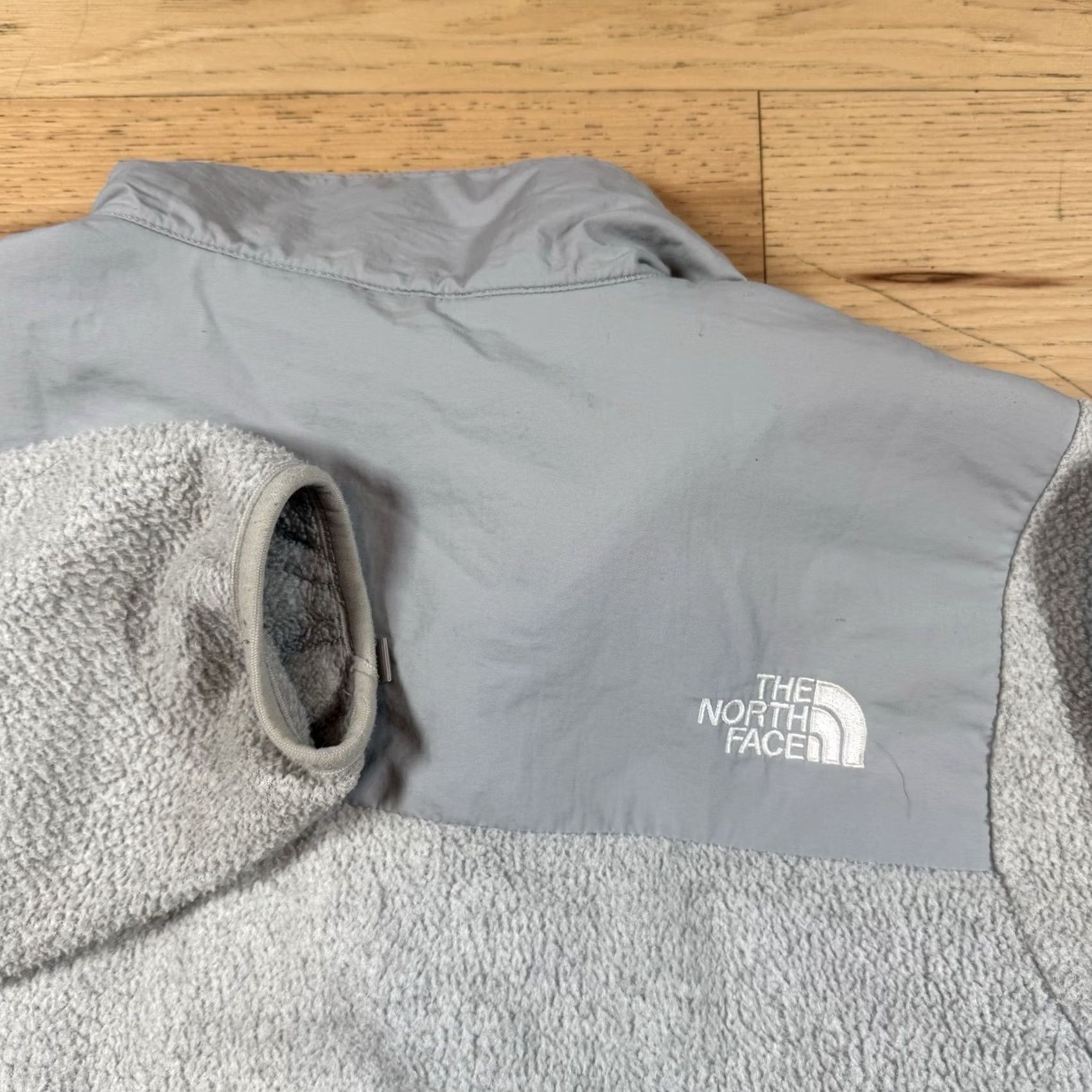 The North Face The North Face Jacket Women M Denali Polartec Fleece White Gray Full Zip Size M / US 6-8 / IT 42-44 - 6 Thumbnail