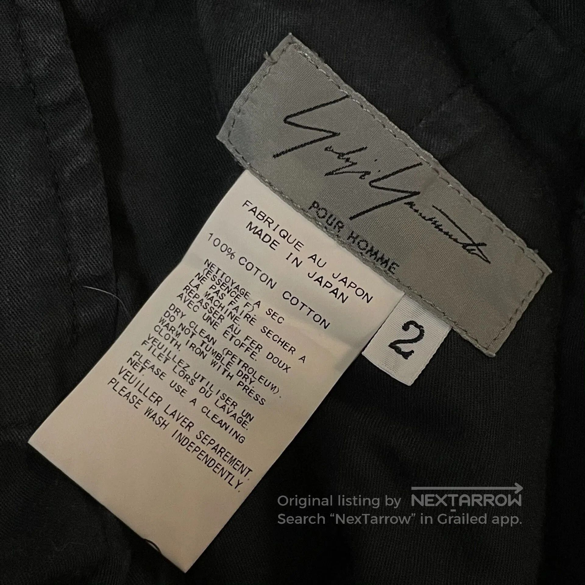 Yohji Yamamoto Yohji Yamamoto S/S11 Wide Leg Work Pants. Size US 34 / EU 50 - 5 Thumbnail