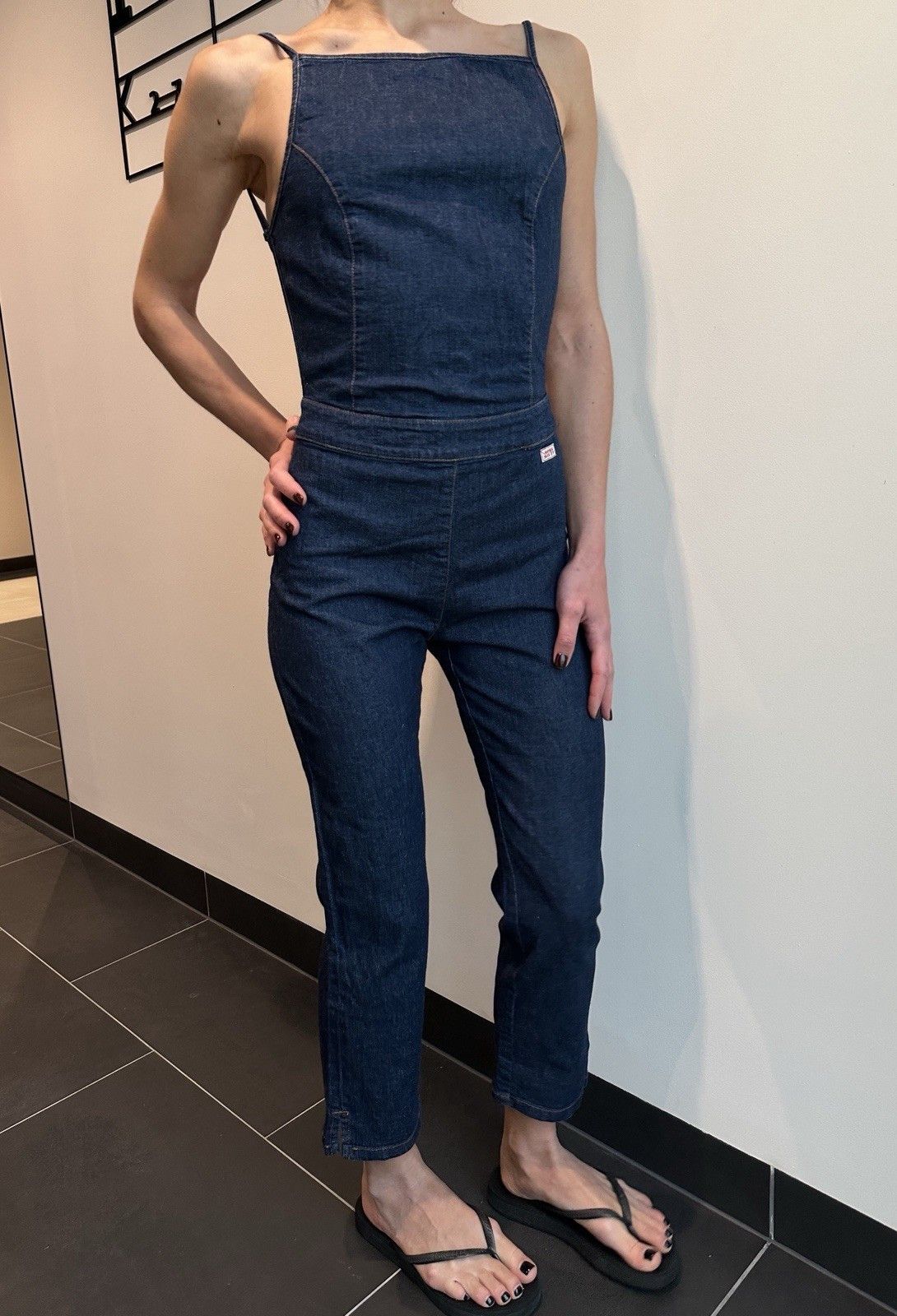 Miss Sixty Miss Sixty Jumpsuit Open Back Vintage Y2k Festival Denim Size 26" / US 2 / IT 38 - 6 Thumbnail