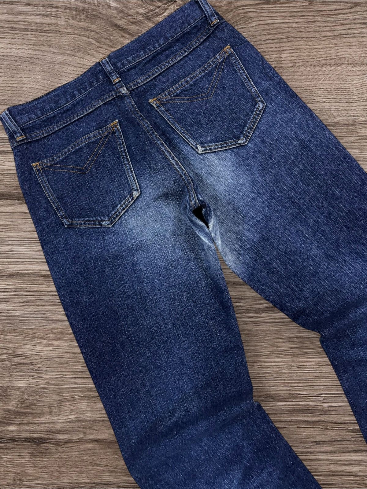 Japanese Brand MK Michel Klein Grunge Flare Jeans Size US 28 / EU 44 - 5 Thumbnail