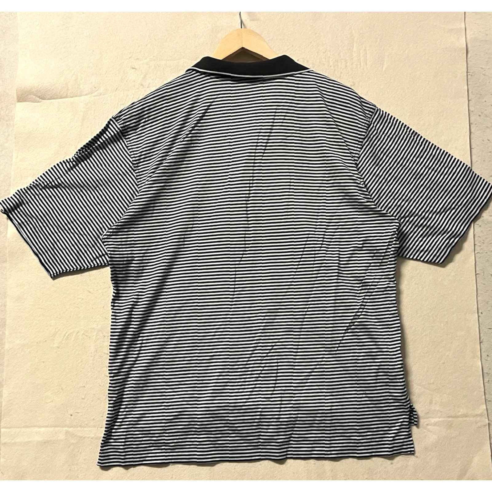 Nike Nike Golf Polo Shirt - Men - Striped Short Sleeve - Large L - Performance Golf Size US L / EU 52-54 / 3 - 2 Thumbnail