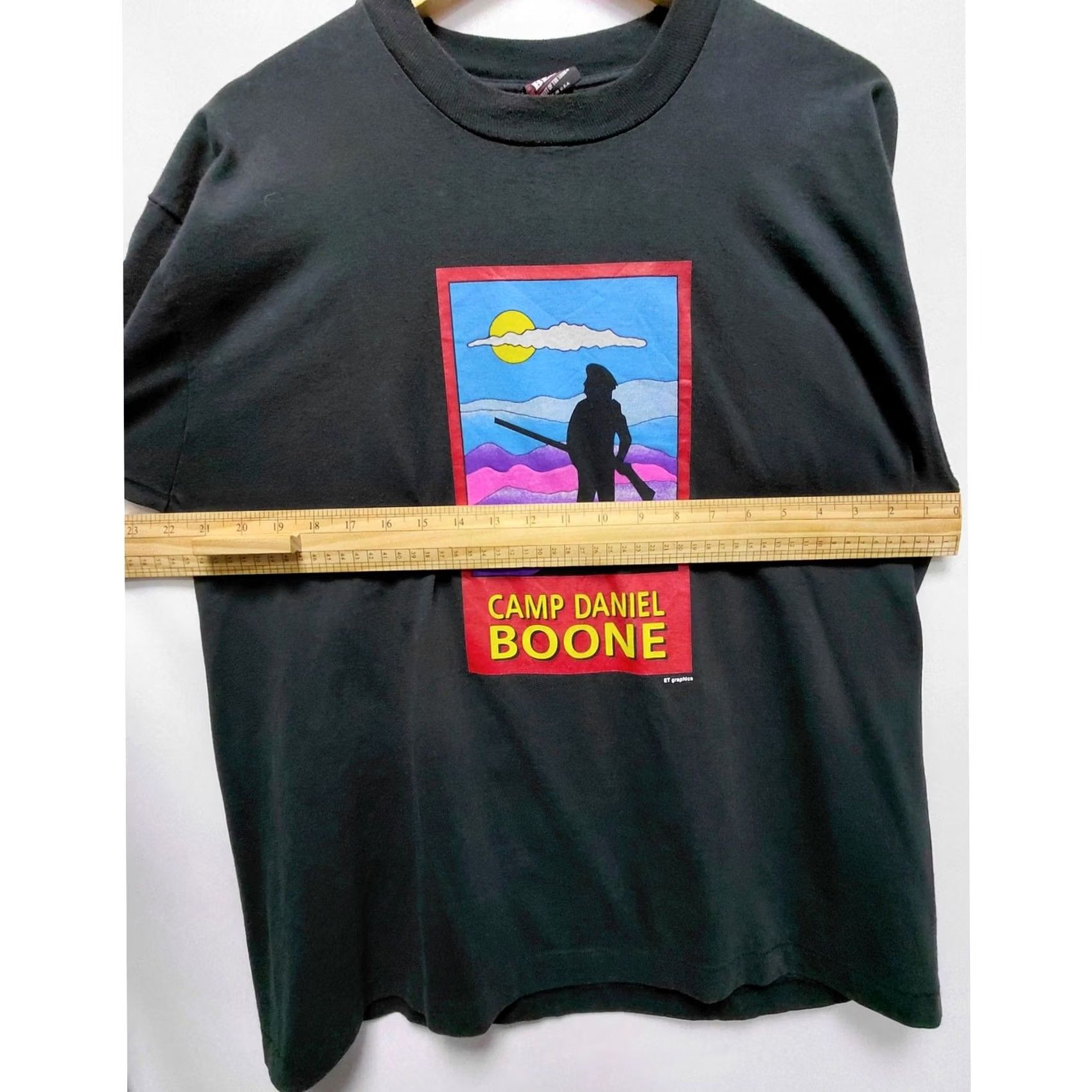 Fruit Of The Loom Fruit of the Loom Camp Daniel Boone Graphic T-Shirt Black XL Size US XL / EU 56 / 4 - 6 Thumbnail
