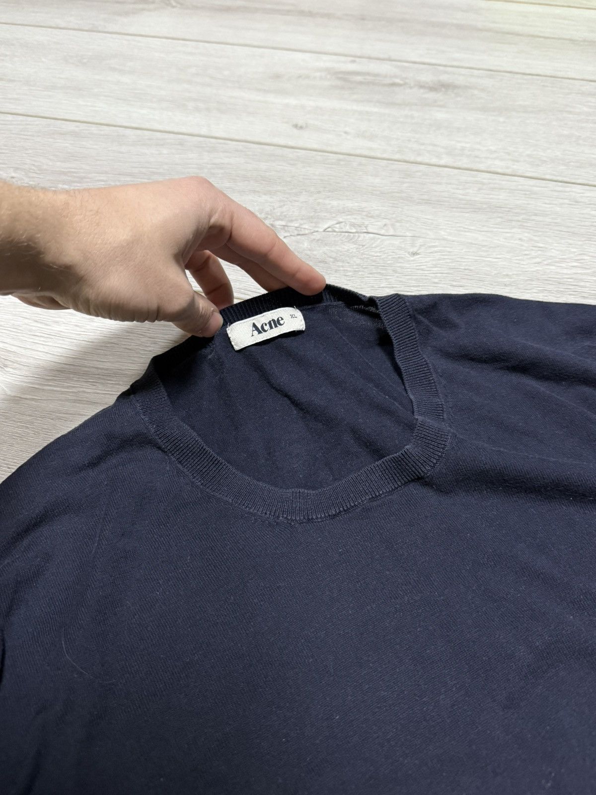 Acne Studios Acne Studios Atlas A logo sweater jumper crewneck Size US XL / EU 56 / 4 - 7 Thumbnail