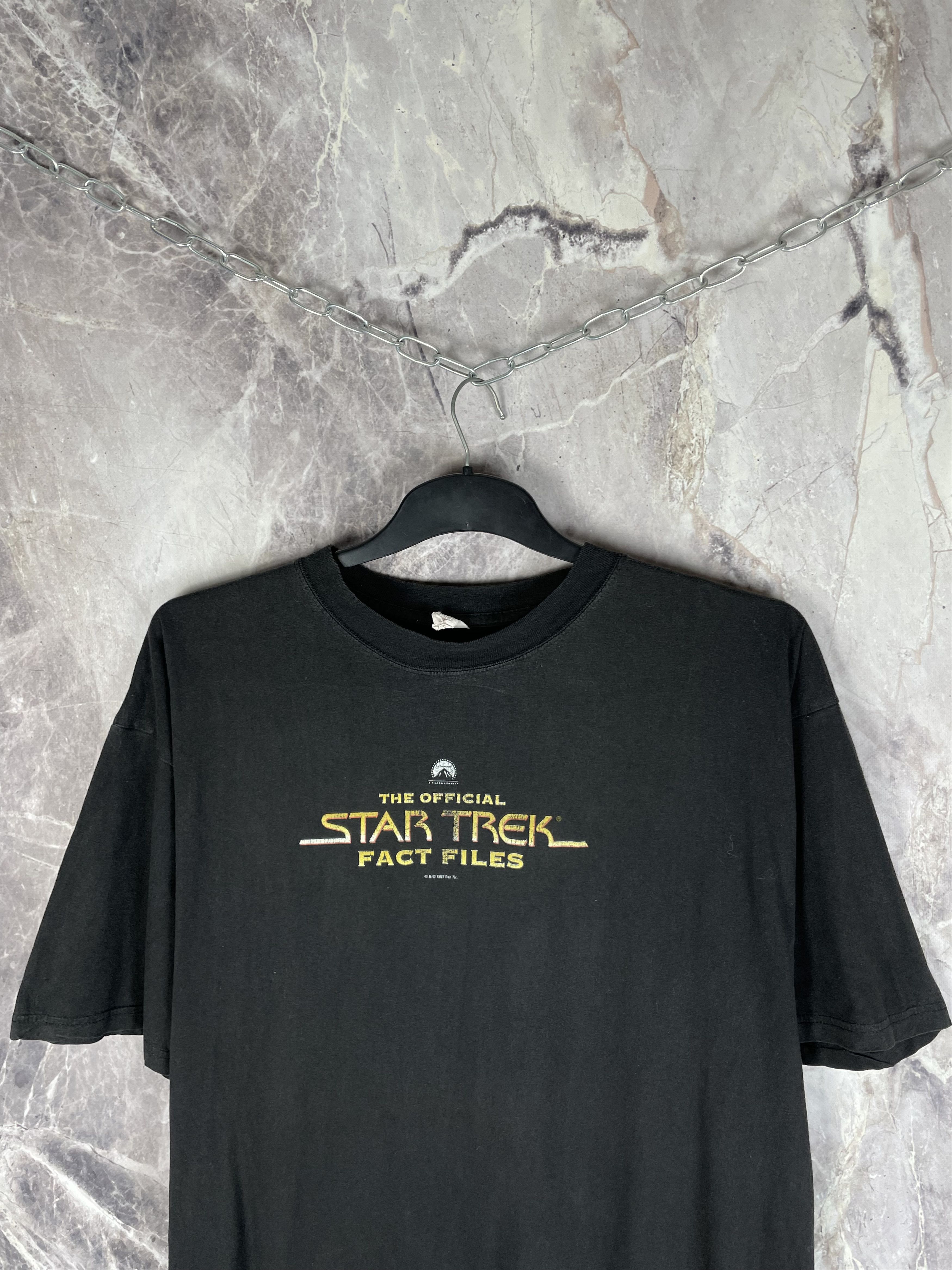 Vintage Vintage 1997 Star Trek Movie Tee T-Shirt Size US L / EU 52-54 / 3 - 3 Thumbnail