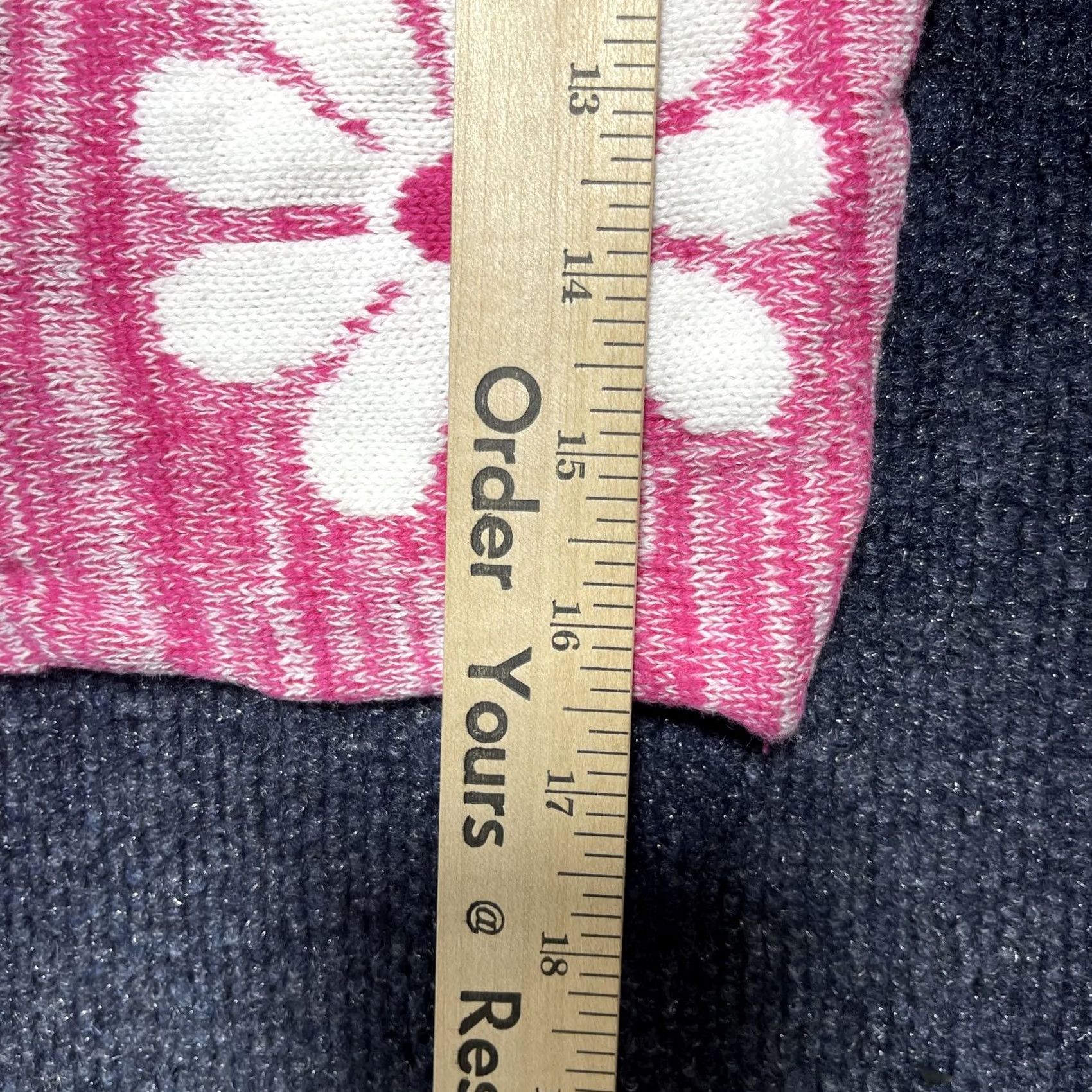 Vintage Altar'd State Sweater Womens Small Pink White Daisy Flower Knit Pullover Cute Size S / US 4 / IT 40 - 6 Thumbnail