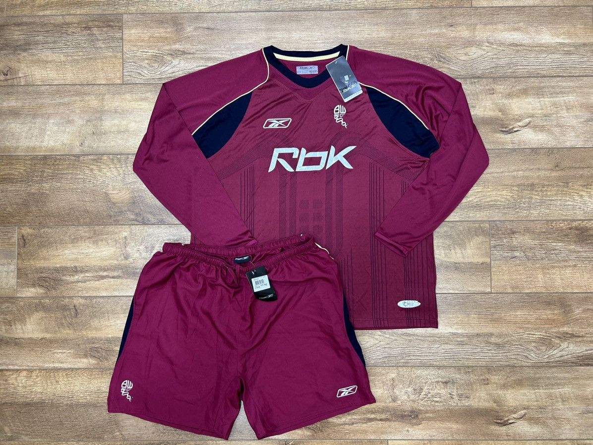 Reebok Bolton Wanderers Soccer Kit Long+Shorts New
