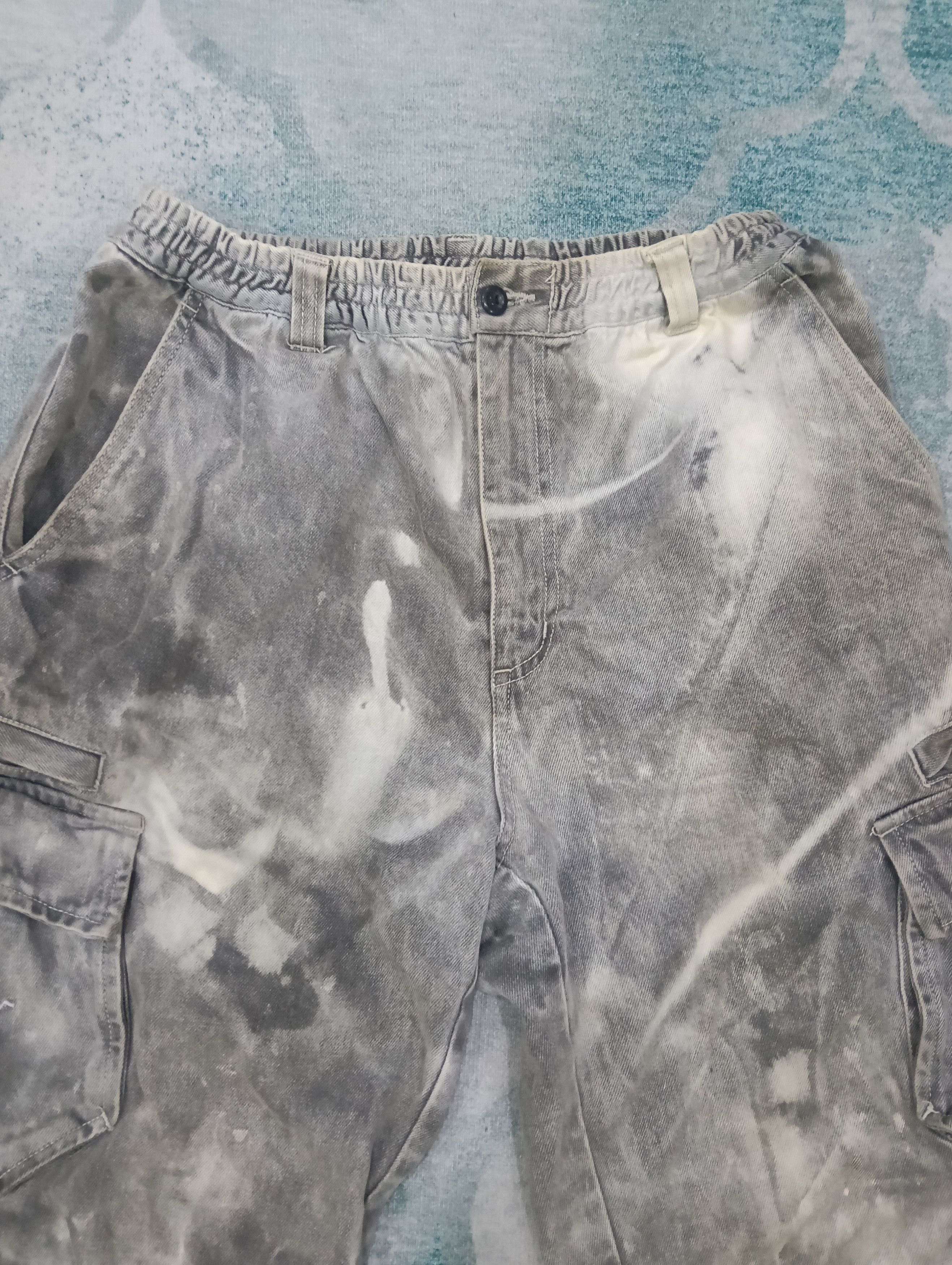 Japanese Brand × Rap Tees Cargo Baggy Short Pants Size US 31 - 8 Thumbnail
