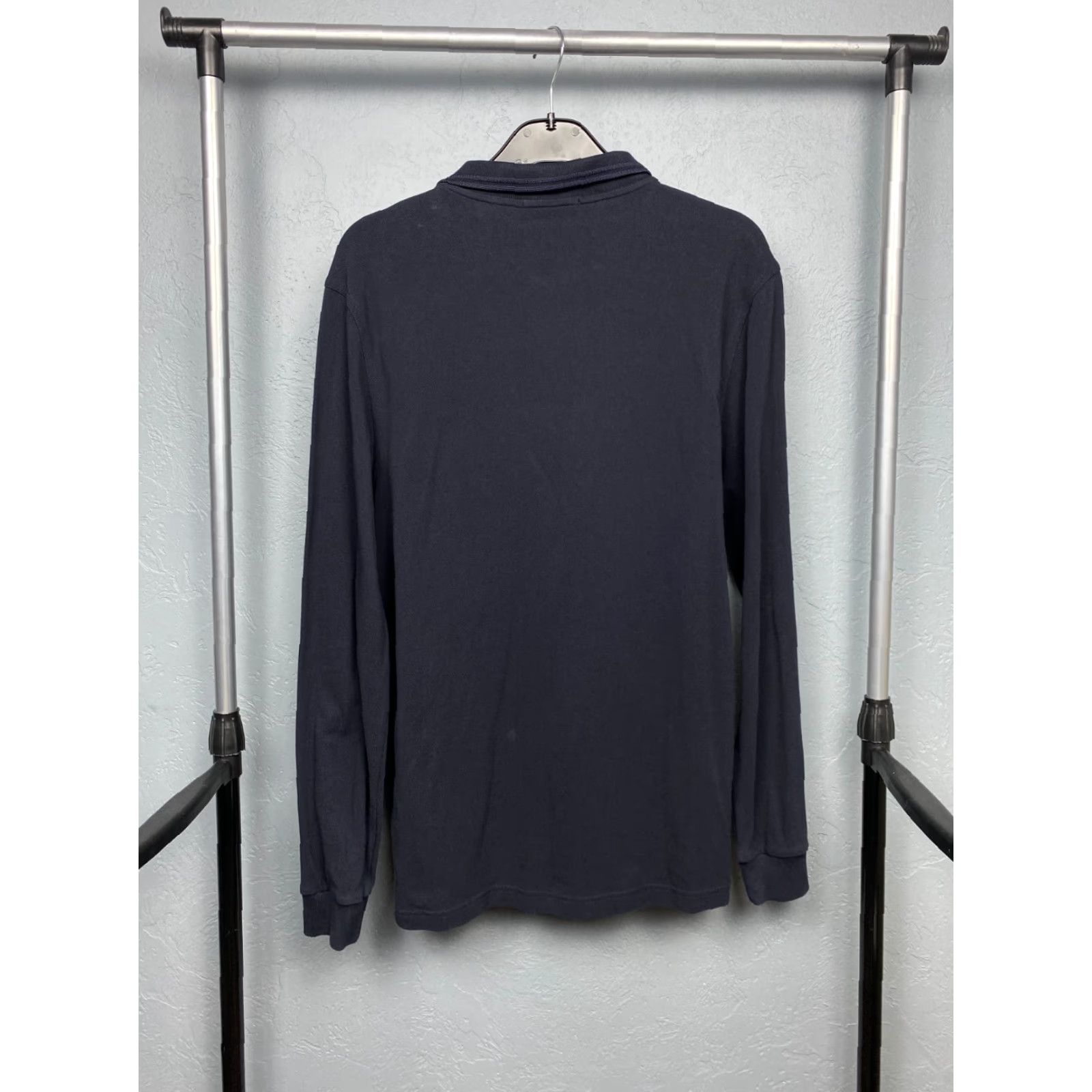Fred Perry Fred Perry Mens Polo Shirt Long Sleeve Size L Blue Cotton Logo Shirt Size US L / EU 52-54 / 3 - 7 Thumbnail