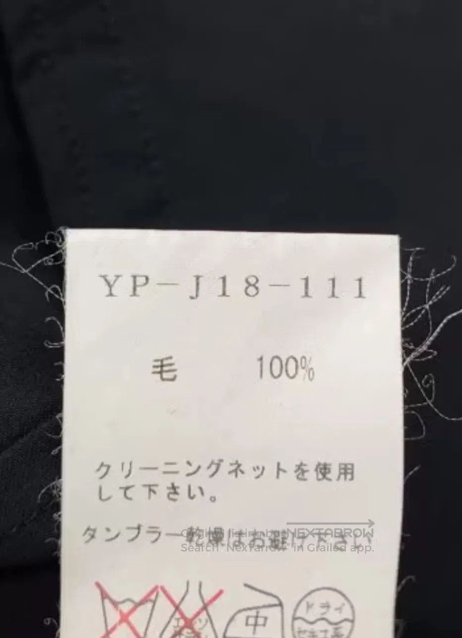 Yohji Yamamoto Y's Yohji Yamamoto Black Button Wool Jacket. Size US M / EU 48-50 / 2 - 6 Thumbnail