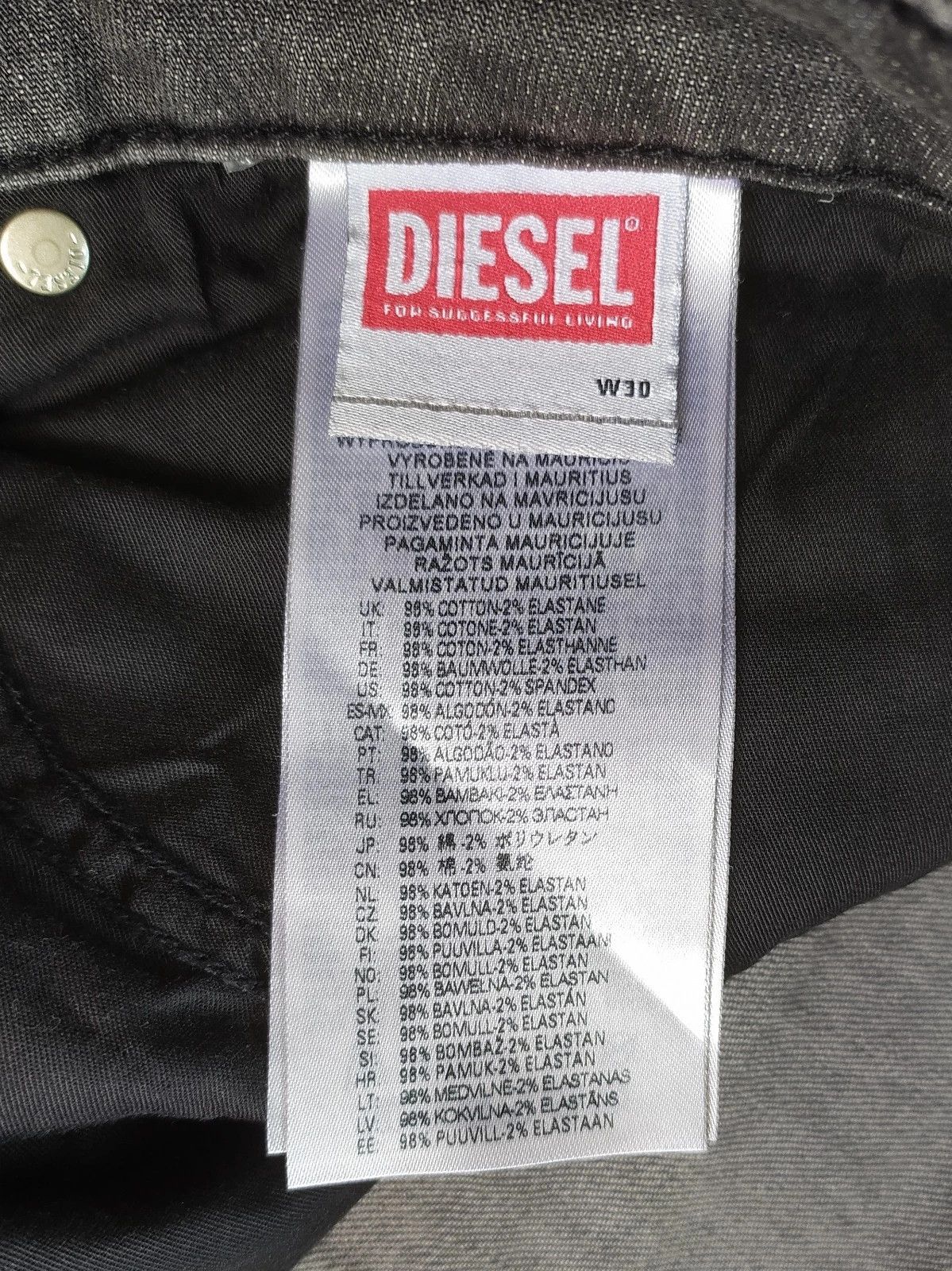 Diesel Diesel D-LUSTER L.32 MENS JEANS T/9622 Size US 30 / EU 46 - 7 Thumbnail